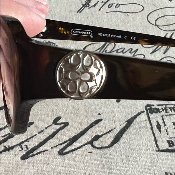 NEW!Coach Eyeglasses HC 6009 (Violet) 5001 Dark Tortoise Oval Frame 52[16 135 - Picture 12 of 13